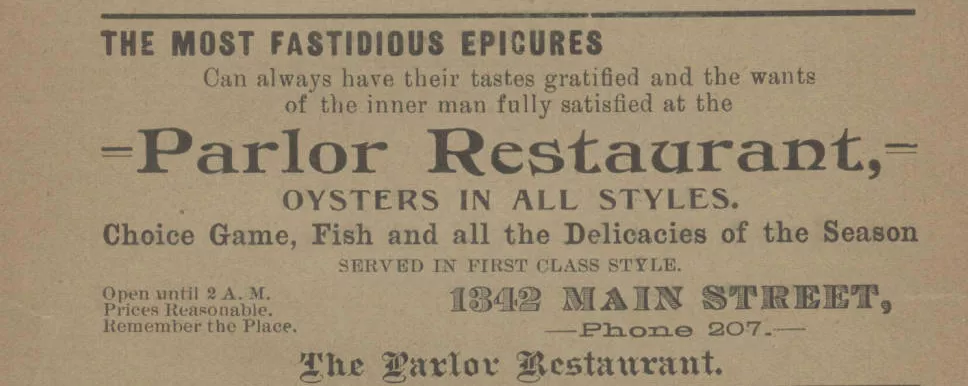 1899 advertisement