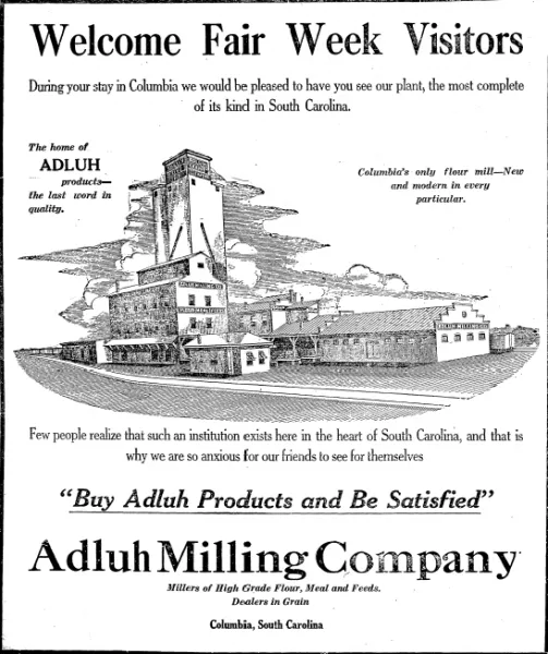 Adluh Milling advert