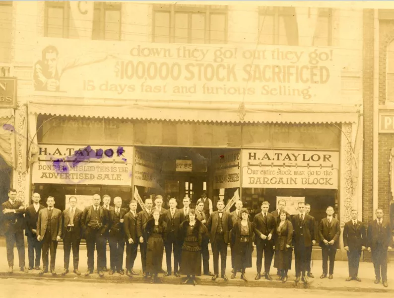 H.A. Taylor Furniture Store.