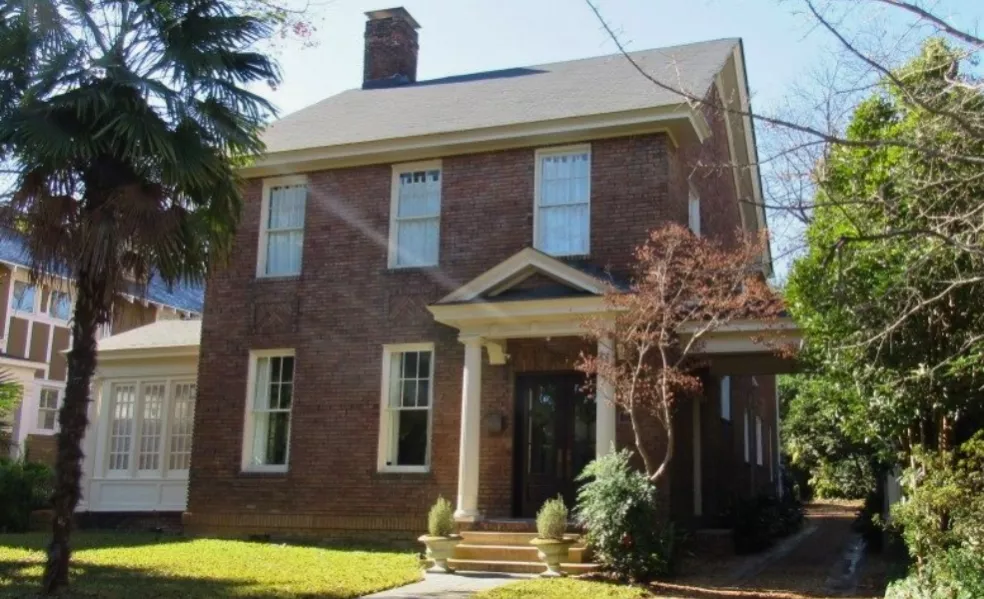 Two-story brick home