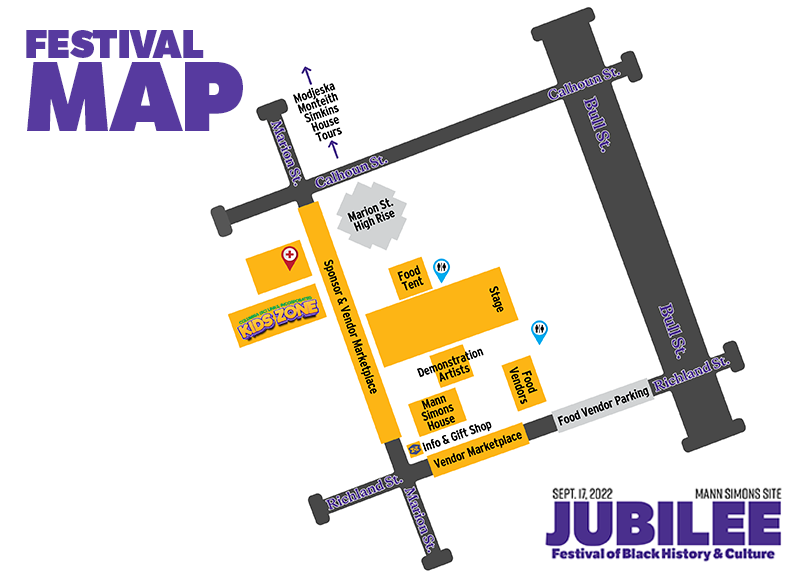 Festival Map Graphic