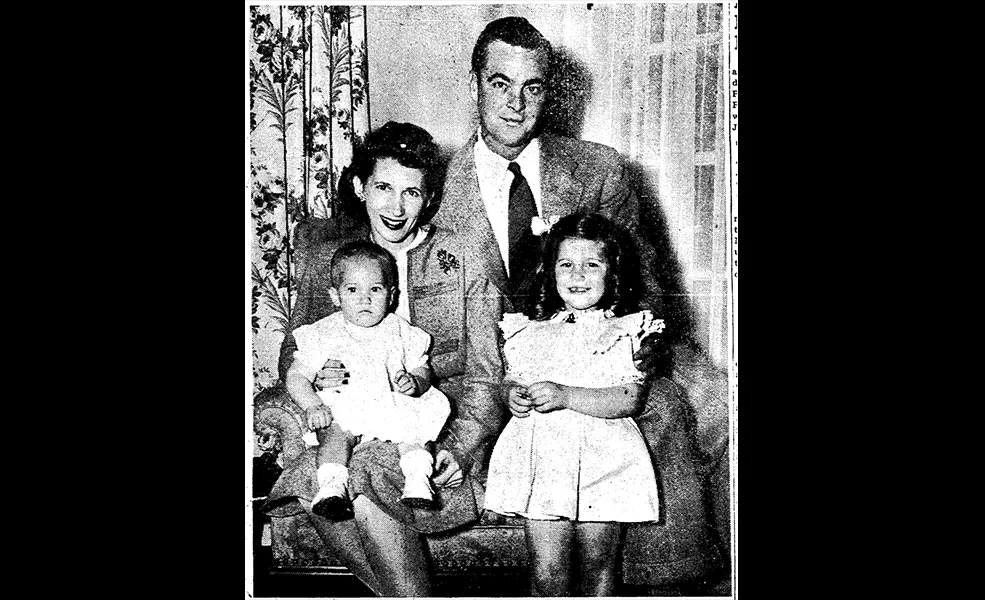 Edmund Bunker and his family