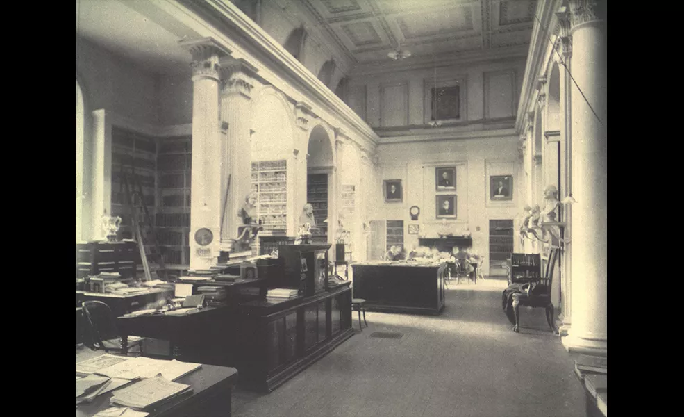 Interior of South Carolinana Library