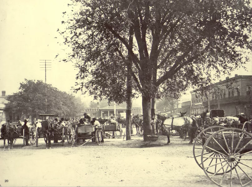 Market, early 1900s
