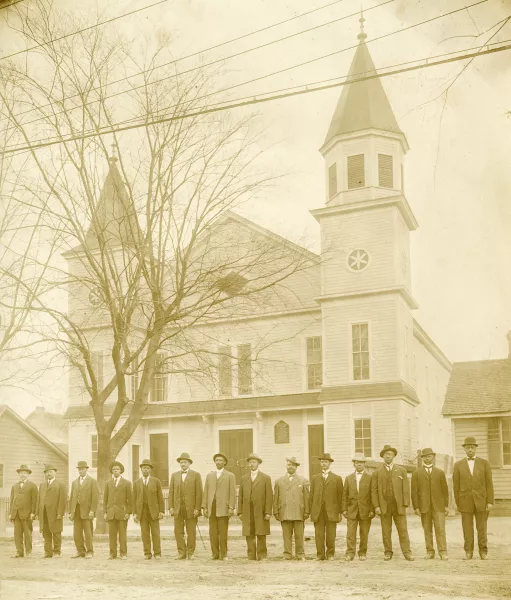 First Calvary Baptist Church, circa 1900. 