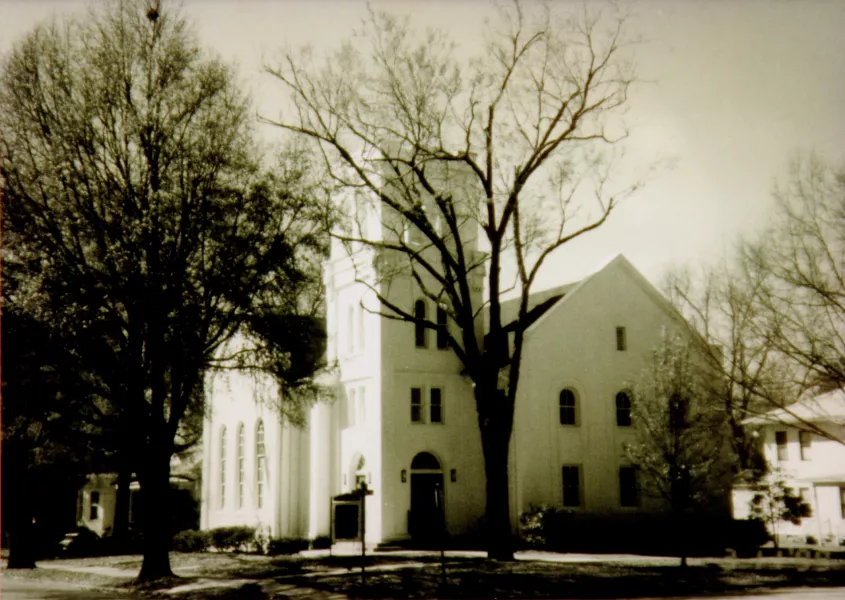 The church's original sanctuary, located at 931 Maple Street
