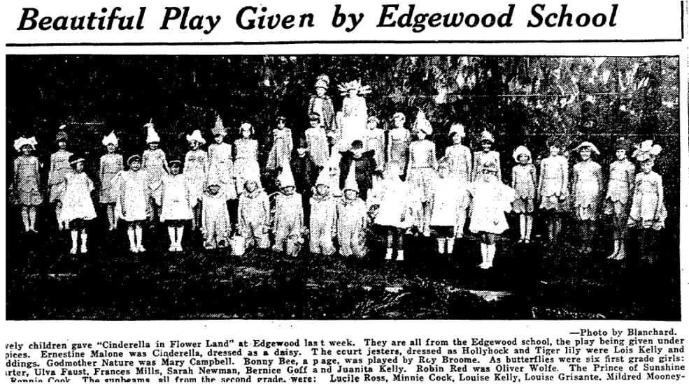 Edgewood school play