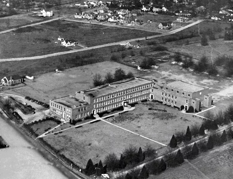Original Dreher High School, 701 Adger Road, circa 1947