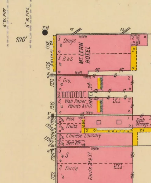 The Boyne Building Sanborn Map