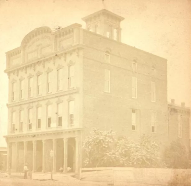 Parker Block, ca. 1874