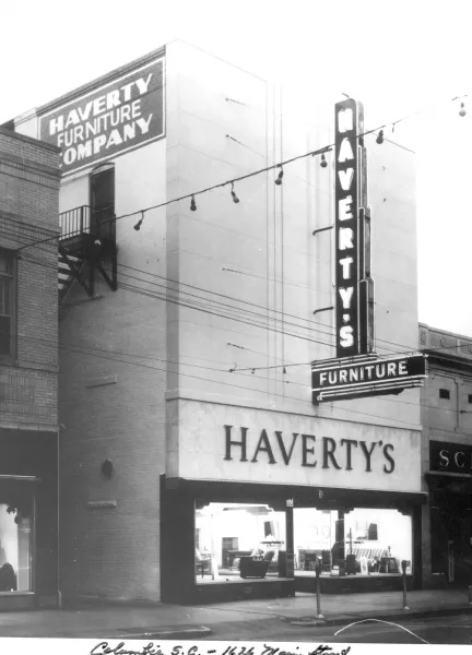Haverty's Building, circa 1950.