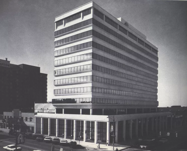 1241 Main Street, circa 1973. Image courtesy Russell Maxey collection, Richland Library