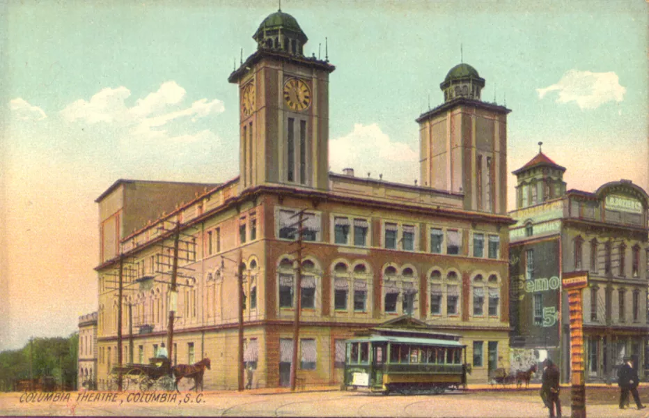 Columbia's second city hall and opera house, circa 1905. Historic Columbia collection
