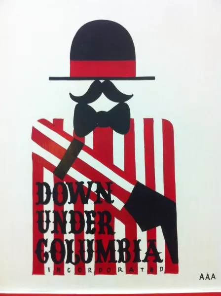 Down Under Columbia logo. Historic Columbia collection