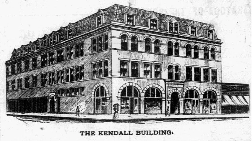 Kendall building, June 1896.