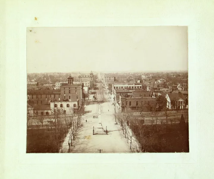 Main Street looking north, 1895. Historic Columbia collection