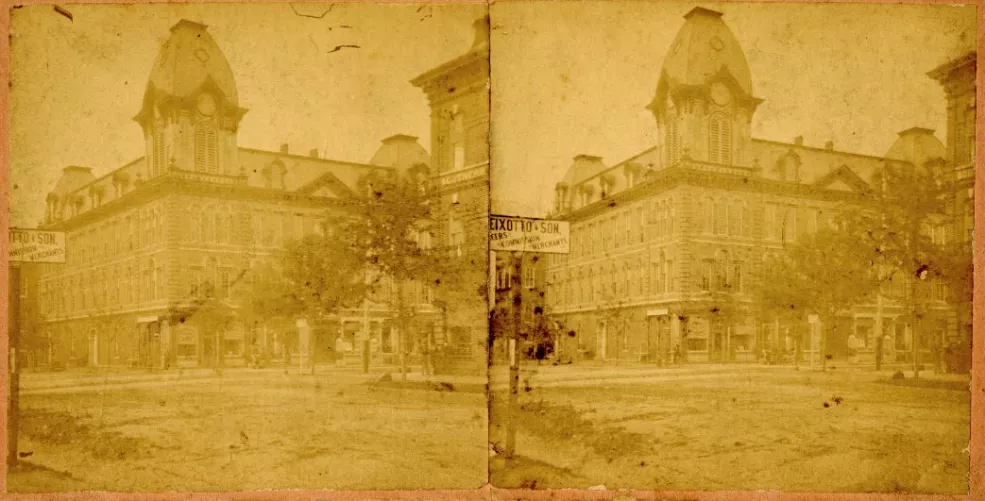 Columbia's second city hall, 1874.