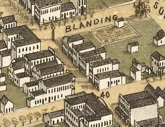1600 Block of Richardson (Main) Street in 1872