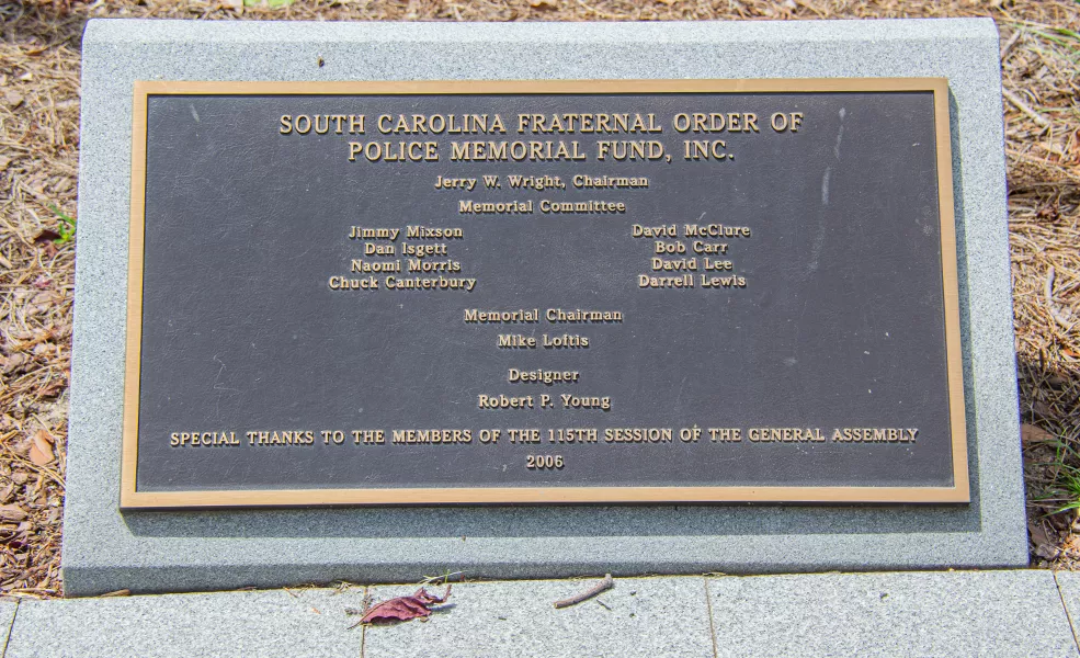 South Carolina Law Enforcement Memorial, 2019. Historic Columbia collection