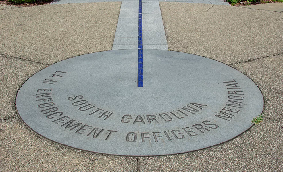 South Carolina Law Enforcement Memorial, 2019. Historic Columbia collection