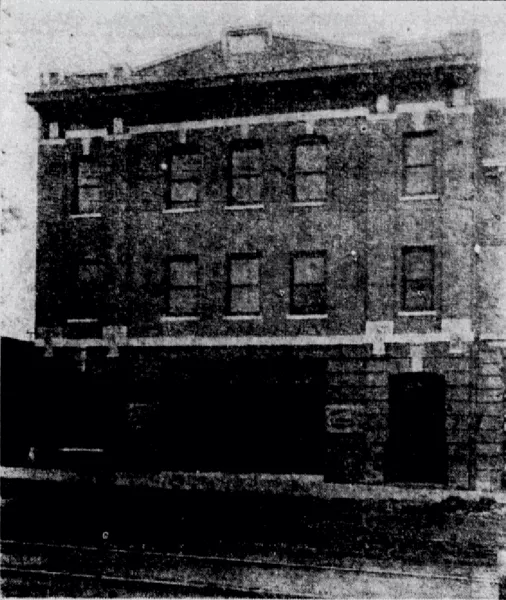 Photograph of the new Julius H. Weil & Company warehouse on Gervais Street, The State, January 29, 1911.