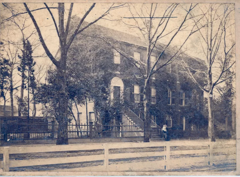 Lieber College during the time of Greener's residency, 1875. 