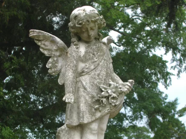 Elmwood Cemetery statue