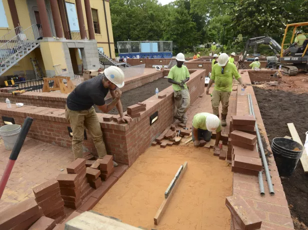 Hampton-Preston under construction