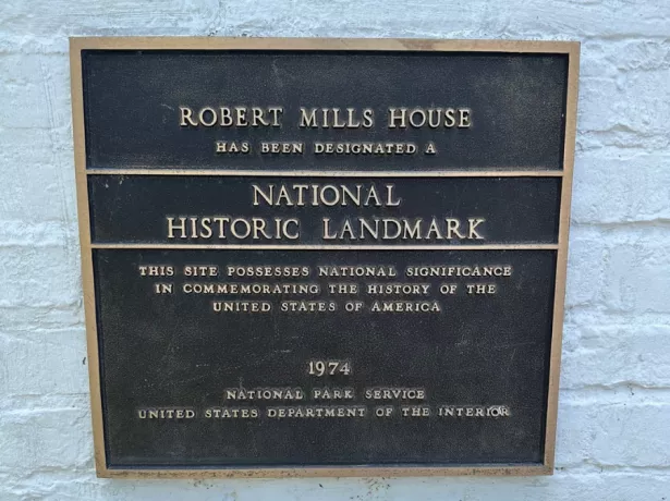 Robert Mills House plaque
