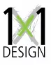 1 x 1 Design company logo